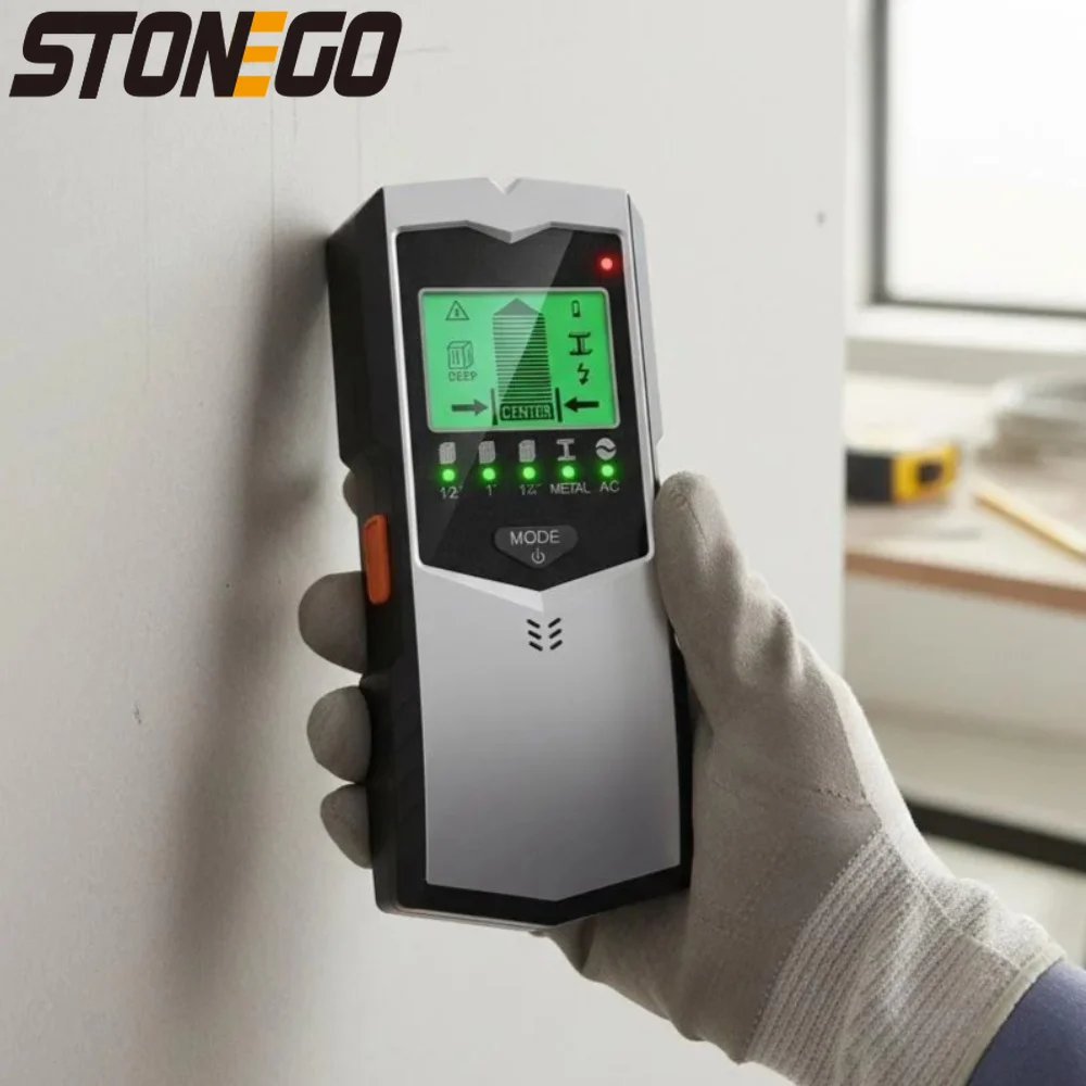 5in1 Multifunctional Wall Detector and Wire Scanner for Studs and Metal Measuring Instrument Concealed Wire Detector