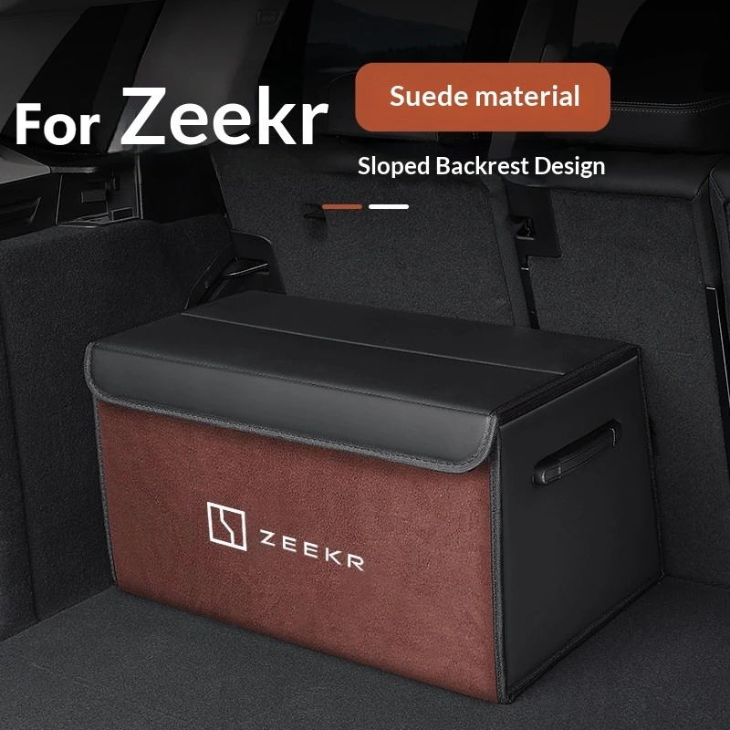 For Zeekr 001 009 7X 007GT X 8X 9X MIX Trunk Storage Cargo Box Foldable Container Car Organizer