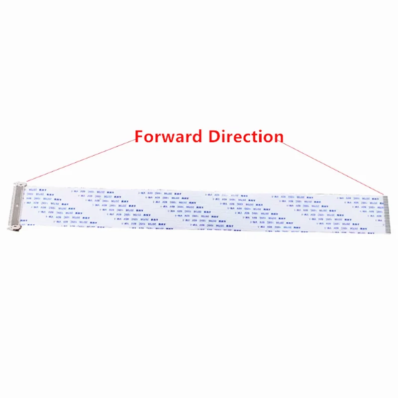 FIX 1.0MM Pitch Ribbon Cable AWM 20706 105C 60V VW-1/ 30 Pin Length 10/25/30/40/50CM Forward/Reverse Direction
