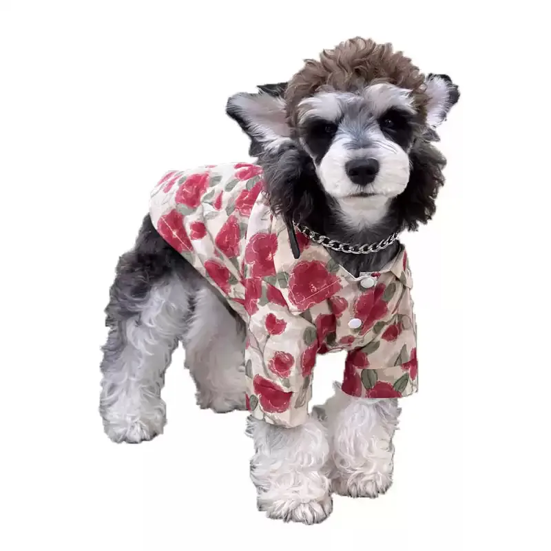 

Summer Dog Shirt Schnauzer Clothes Cat Clothes Puppy Yorkies Pomeranian Maltese Poodle Bichon Frise Dog Clothing Pet Apparel
