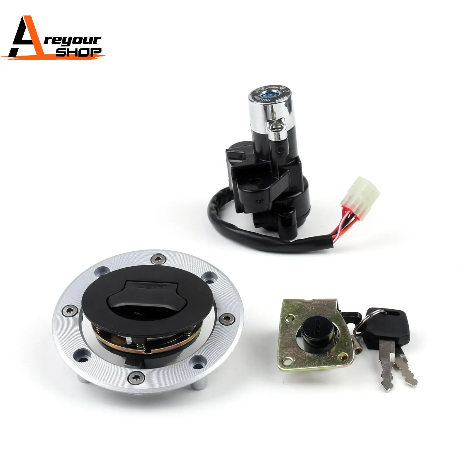

Ignition Switch Fuel Cap Seat Lock Set for Suzuki Inazuma GSX 400 1200 99-2000