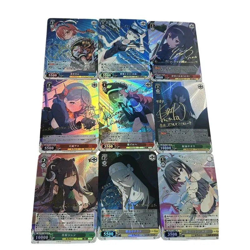 Anime Weiss Schwarz DIY ACG Tabletop Games Battle Flash Cards Misono Mika Toys for boys Collectible Cards Birthday Present