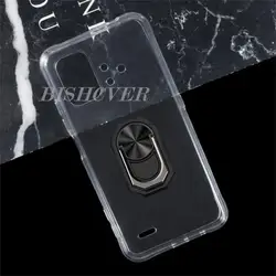 For Umidigi Bison X10S X10G NFC X10 Pro X10Pro Bison GT Pro Back Ring Holder Bracket Phone Case TPU Soft Silicone Cover