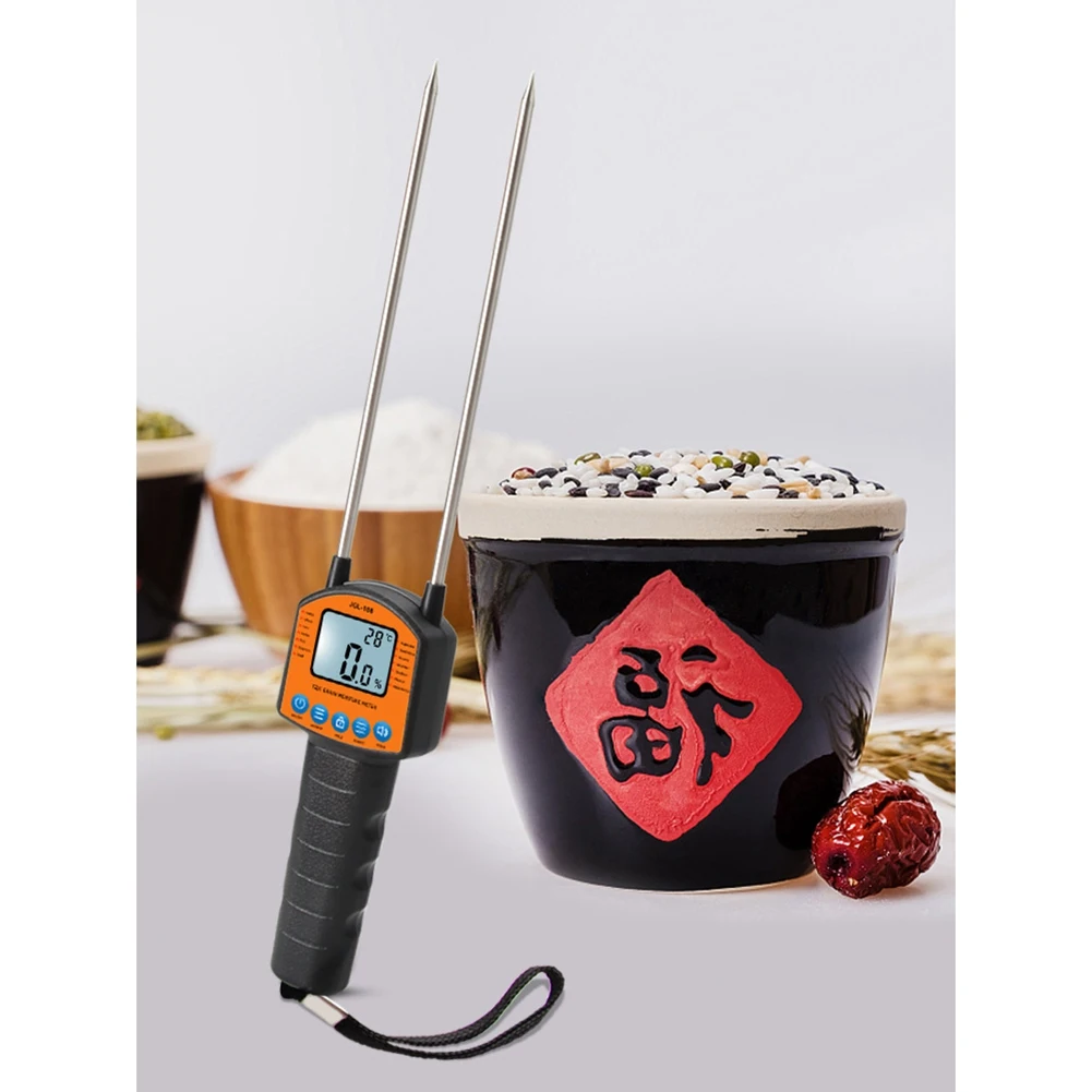 A003 Grain Moisture Meter Digital Humidity Tester Hygrometer JGL-188 Use For Corn Wheat Rice Bean Moisture Humidity Tester