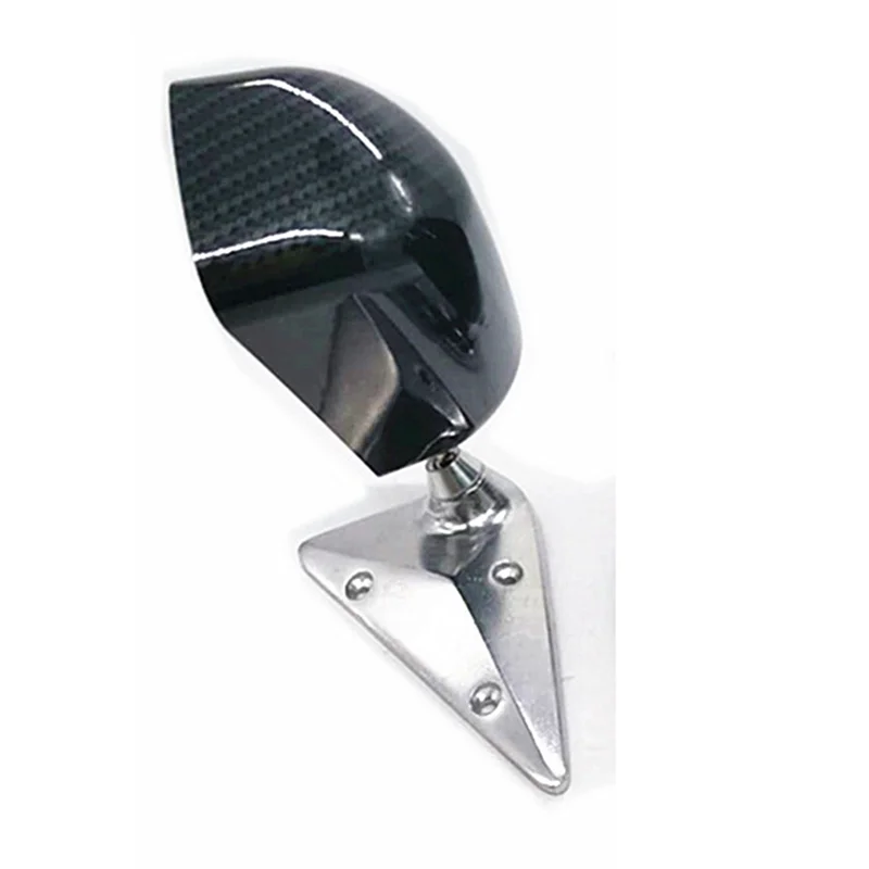 

2PCS Universal Car Rearview Side Mirror With Blue Mirror Surface Metal Bracket Rear View Mirror