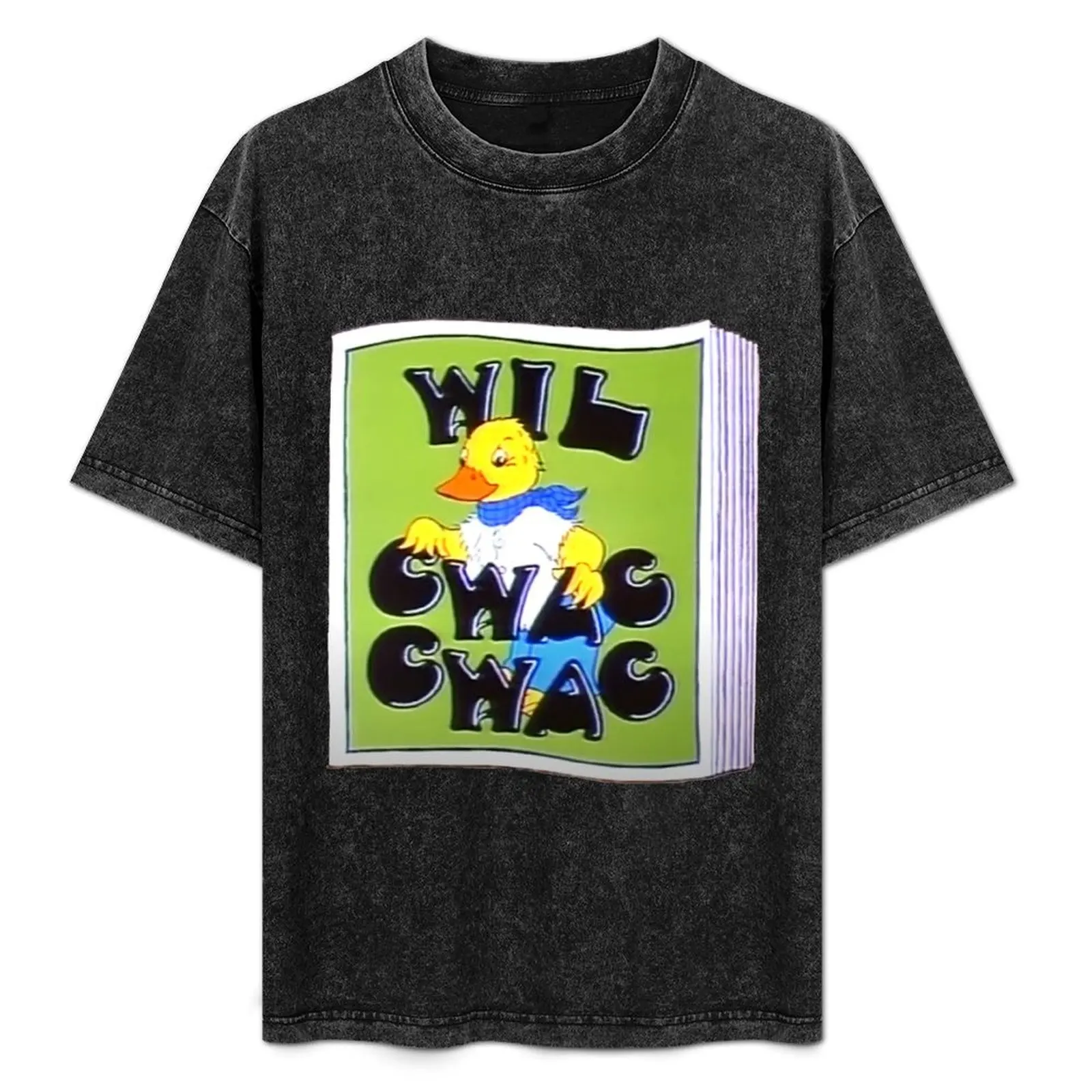 Wil Cwac Cwac / Will Quack Quack - Ретро-футболка с изображением персонажей детских мультфильмов, спортивная повседневная быстросохнущая футболка