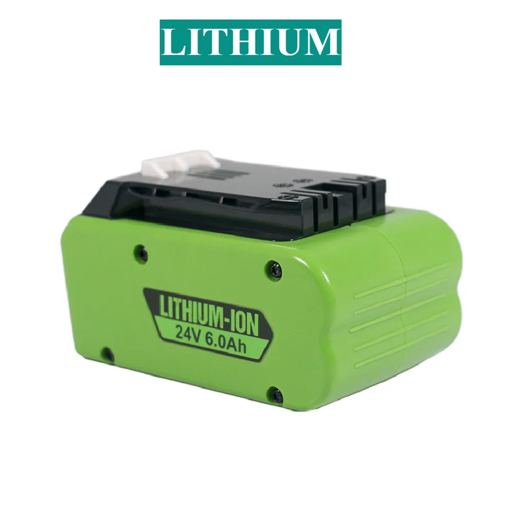 For Greenworks 24V 6.0AH/8.0AH Lithium Ion Battery (Greenworks Battery) The original product is 100% brand new