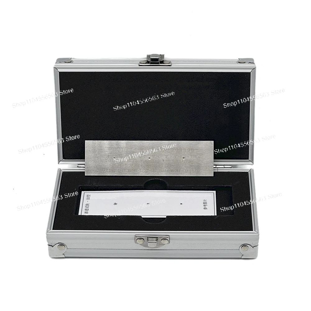 B3 penetration plated test block/stainless steel 3 points, flaw detection standard, penetration sensitivity test block