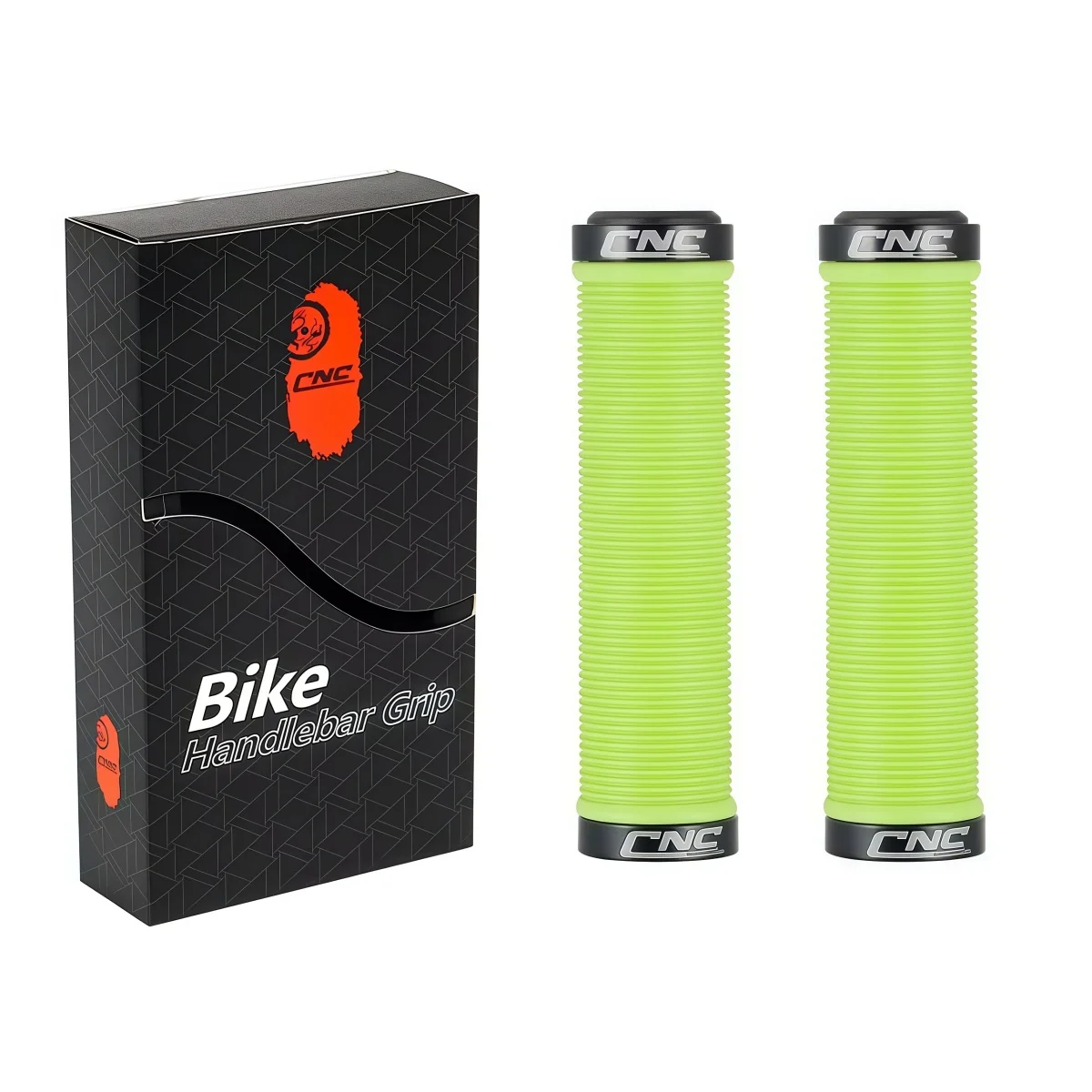 SUNTNUR Premium MTB / BMX Bike Grips - Non-Slip Shock Absorbing Rubber Handlebar Grips (Black Red Green Yellow Cyan) view 6