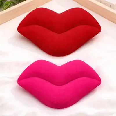 2 pezzi cuscini a forma di labbra cuscini decorativi per divano divano letto casa soggiorno camera da letto decorazione regalo riempita di cotone Pp