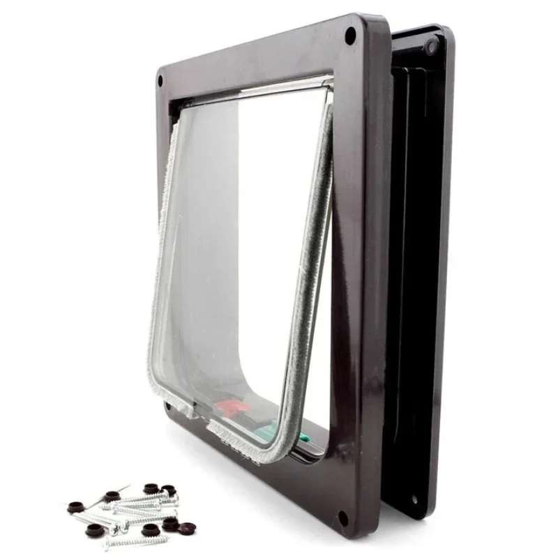 

Cat door free access door opening Pet cat puppy dog in and out door opening Installation of glass doors and windows Wooden