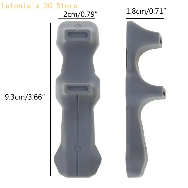 2-teilige Tablet-Halterung für ergonomischer Tablet-PC-Spielgriff, weiches Silikon, waschbar, für die Bedienung mit – Detail 6