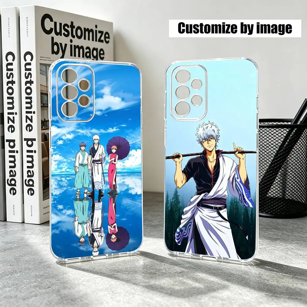 Anime Gintama Sakata G-Gintokis  Phone Case Transparent Silicone Soft For Samsung S25,S24,S21,S22,S23,S30,Ultra,S20,Plus,Fe