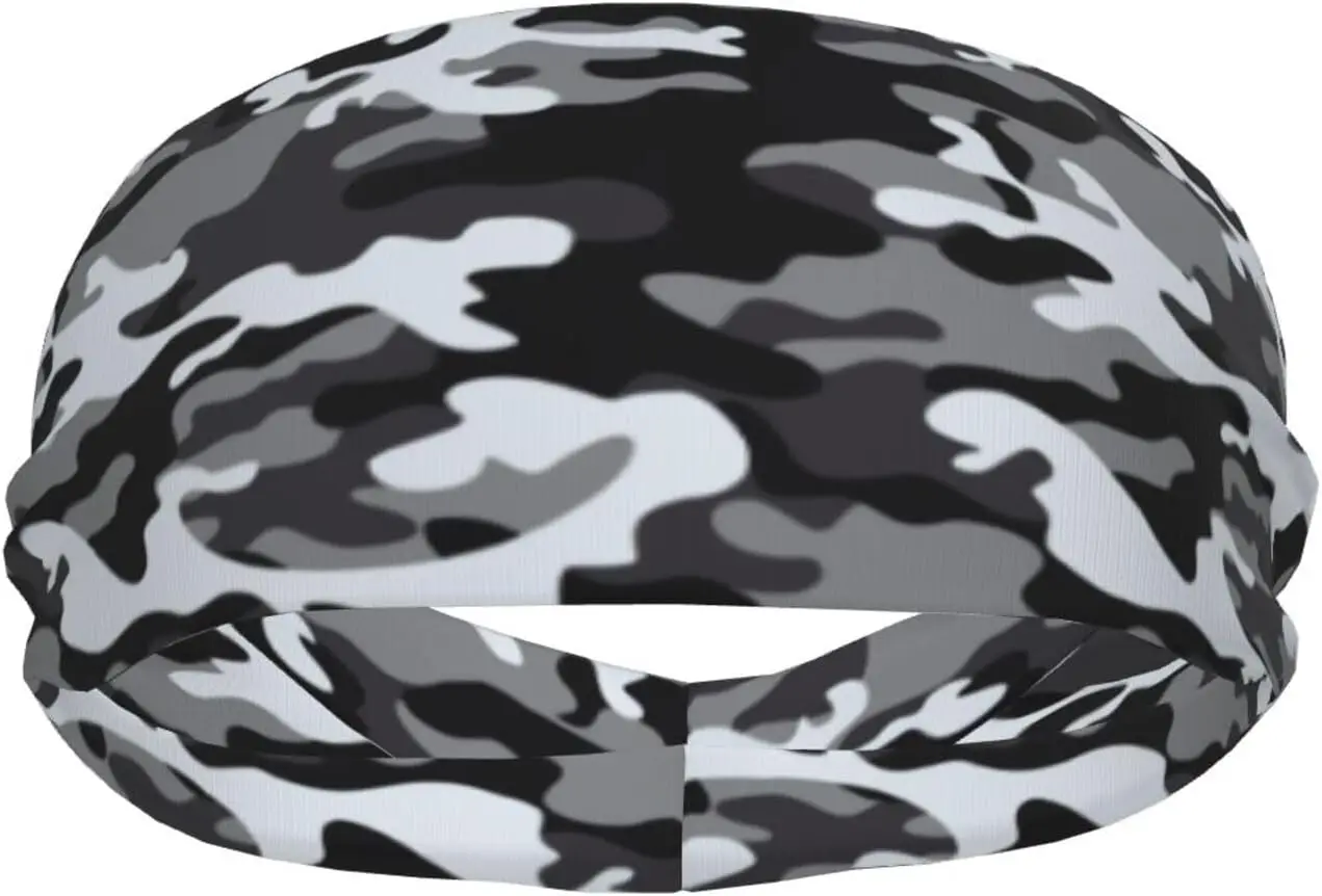 

Sports Sweatband Head Bands for Women Men Sweat-Absorbing Headbands Suitable for Running Yoga Fitness Football Exercise