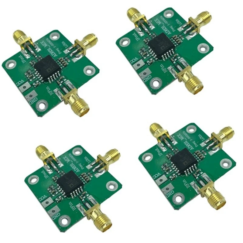 Transductor de alta frecuencia AD831, convertidor de frecuencia RF de ancho de banda, 4 piezas, 0,1-500Mhz, color verde