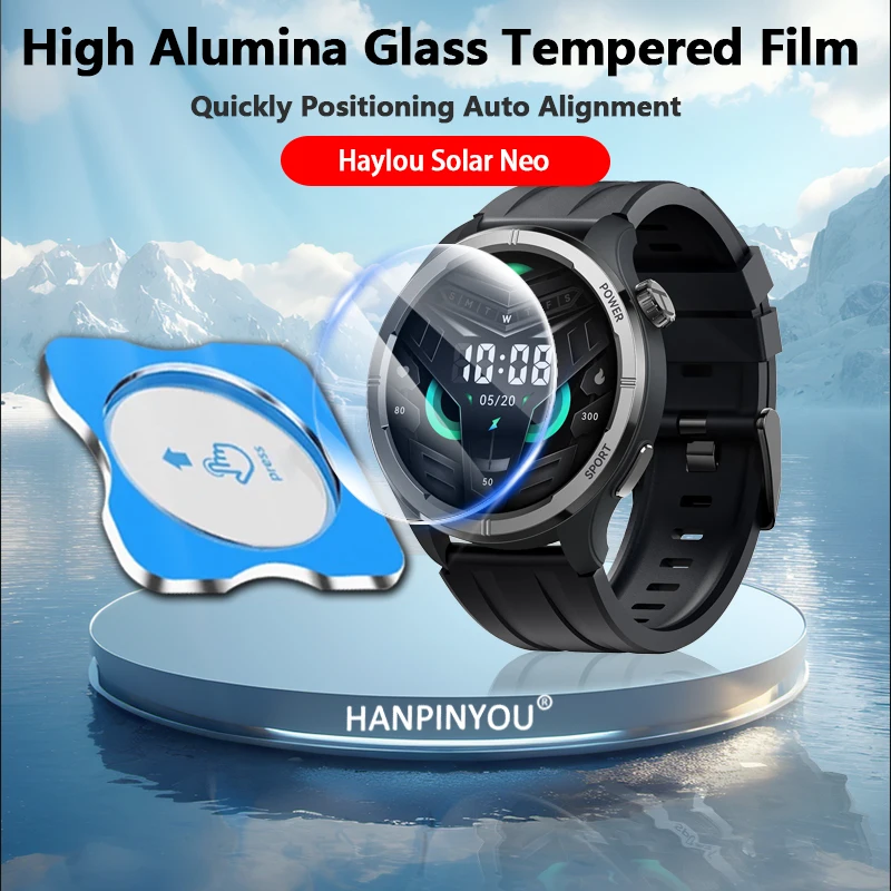 

Защитная пленка из стекла из глинозема для Haylou Solar Neo, быстрое позиционирование, автоматическое выравнивание, усиленная пленка из закаленного стекла