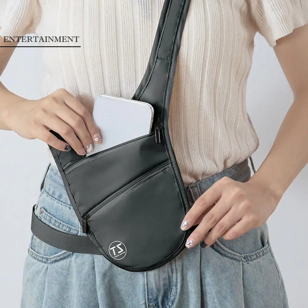 

Anti-theft Sports Waist Bag Big Capacity Waterproof Run Waist Pouch Lightweight Adjustable Strap Invisible Belt Bag Jogging