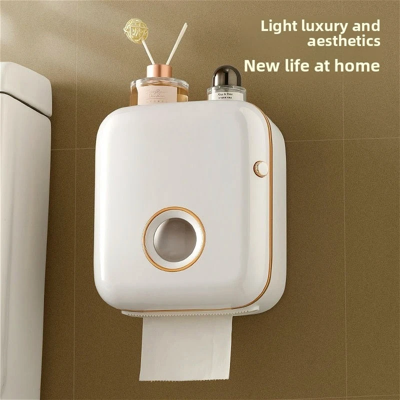 suporte-de-papel-higienico-a-prova-d'agua-dispensador-de-tecido-de-banheiro-montado-na-parede-sem-broca-com-tampa-design-que-economiza-espaco