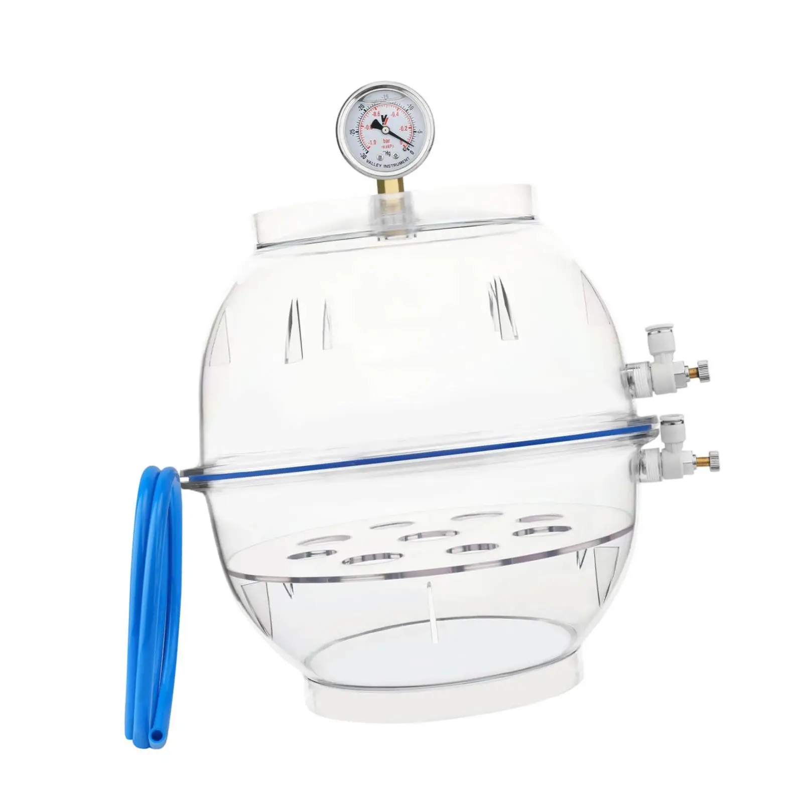 vacuum-dryer-vacuum-desiccator-durability-convenient-transparent-double-valves-reliable-clear-visibility-supplies-equipment