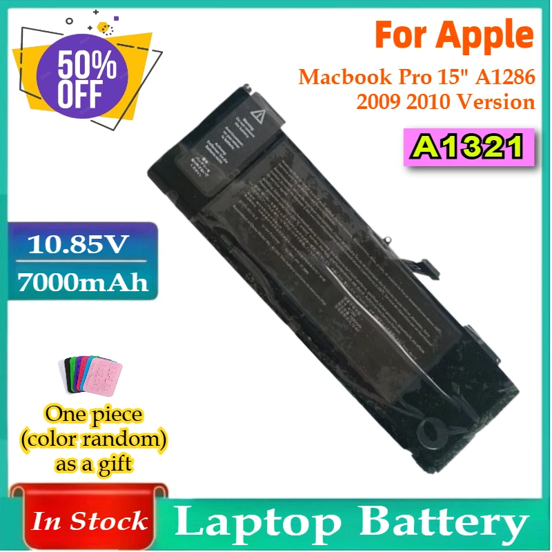 

A1321 A1382 Laptop Battery for Apple Macbook Pro 15" A1286 2009 2010 Version 020-6380-A MC371 MC372 MC373