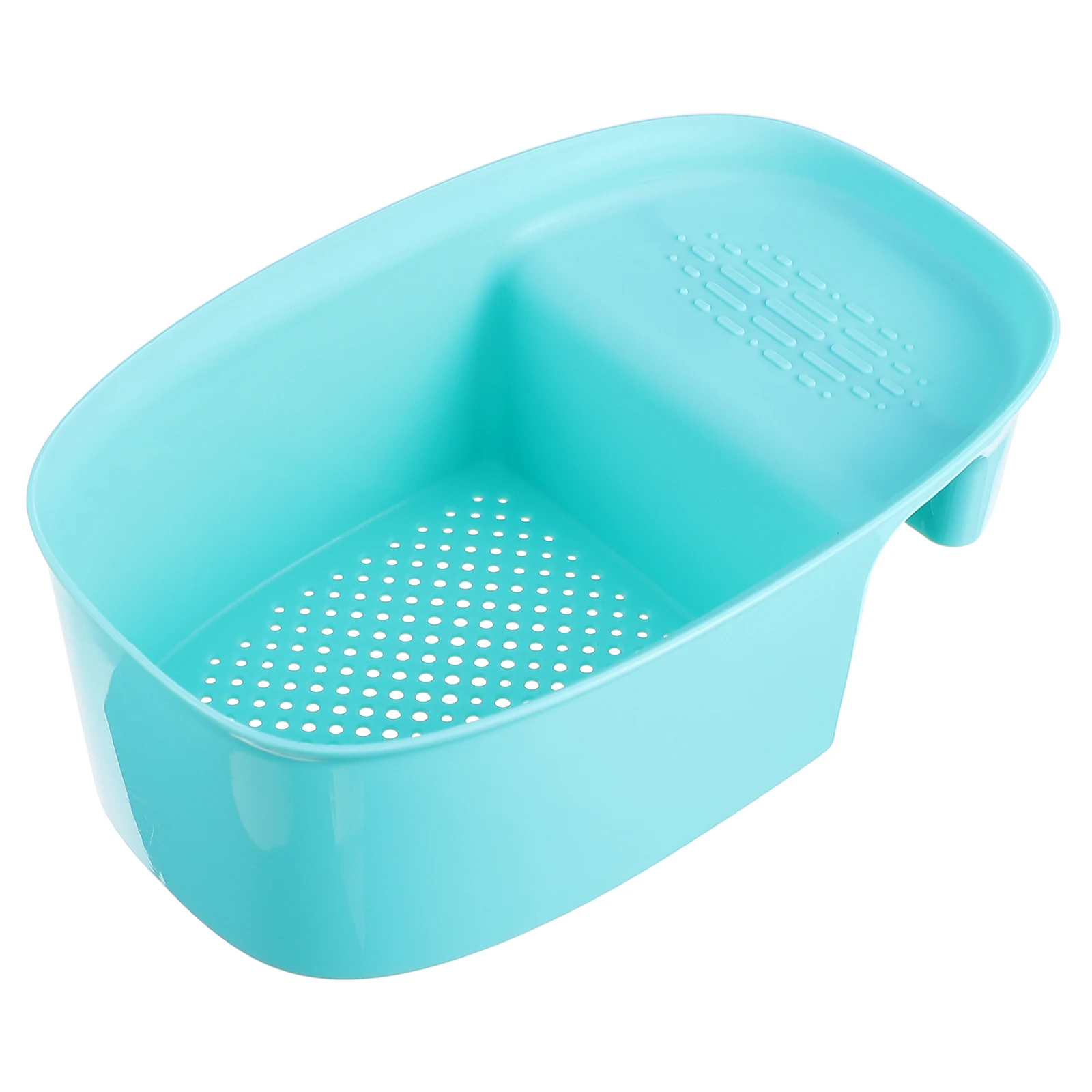 

Plastic Sink ganizer Drain Basket Strong Load bearing Ventilating Quick Dry Small Space Storage Kitchen Countertop Shelf Drainer
