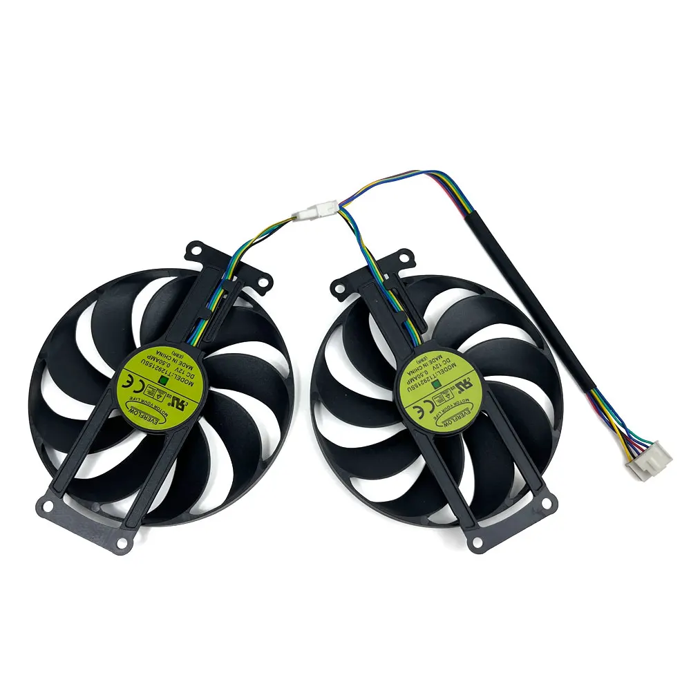 Nieuwe 2fan 6pin FDC10H12S9-C T129215su Videokaart Koelventilator, Voor Asus Gtx 1660, 1660ti, 1660S, 1650, Asus Rtx 2060, Rtx 2070