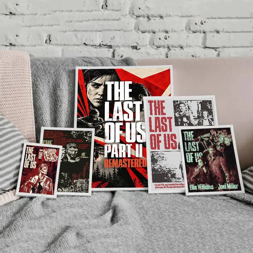 The Last Of Us MOVIE Anime Posters Sticky Decoracion Painting Wall Art White Kraft Paper Wall Decor
