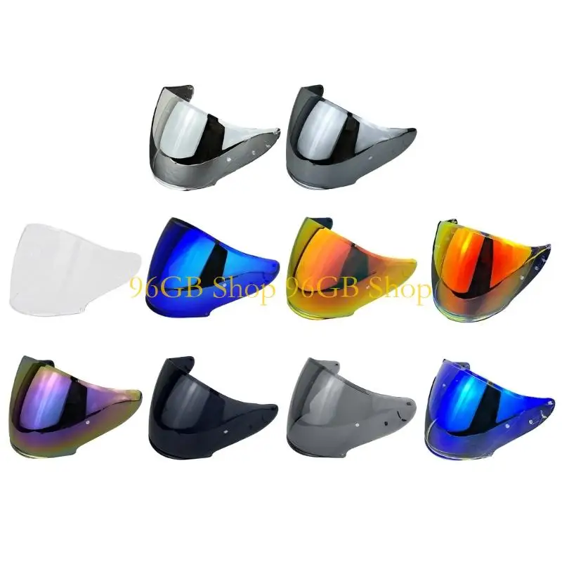 96GB Clear Motorcycle Helmets Visors Quick Replacements Anti Fog Visors Lens for J CRUISE