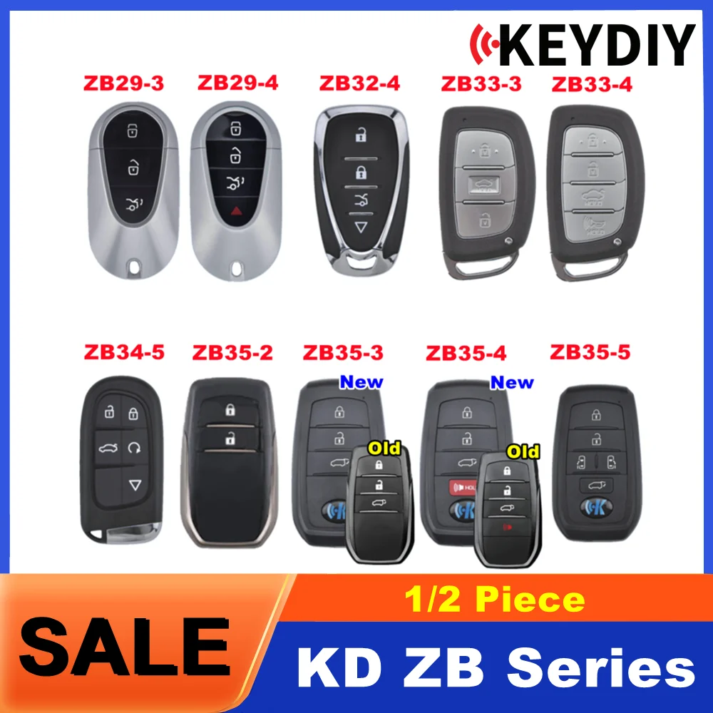 

1/2 шт. KEYDIY KD ZB универсальные смарт-ключи ZB29 ZB32 ZB33 ZB34 ZB35 пульты дистанционного управления для Maybach/Chevrolet/Hyundai/Jeep/Chrysler/Toyota