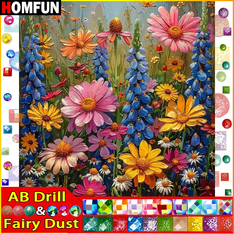 HOMFUN Fairy Dust AB Diamond painting 