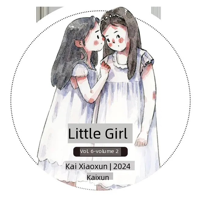Kai Xiaoxun Little Girl Journal Decoration Tape/washi/pet/matte Surface/long Cycle