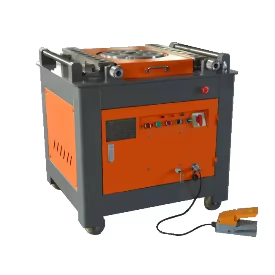 آلة ثني القضبان الفولاذية شبه الأوتوماتيكية عالية الكفاءة 3kw محرك الفرامل 50 مم الشركة المصنعة CE Standard High #4