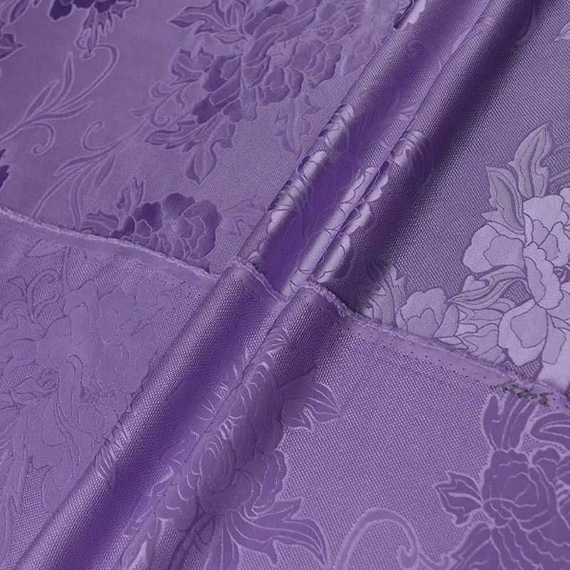 Silk flower lily width new Chinese-style Hanfu cheongsam and vest fabric