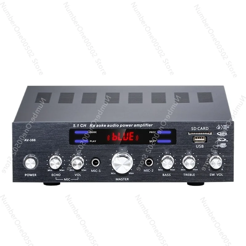 

5.1 Channel Bluetooth Amplifier High Power Karaoke Subwoofer Home Theater System With Radio Function