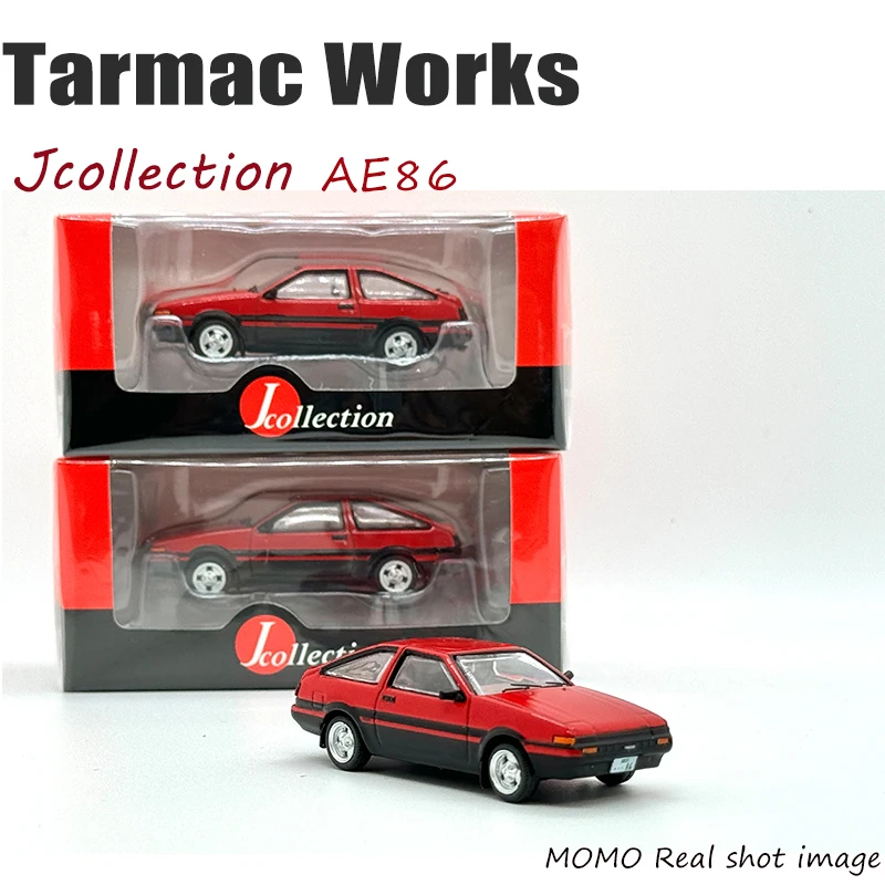 Tarmac Works 1:64 Sprinter Trueno AE86 Red Black Gift