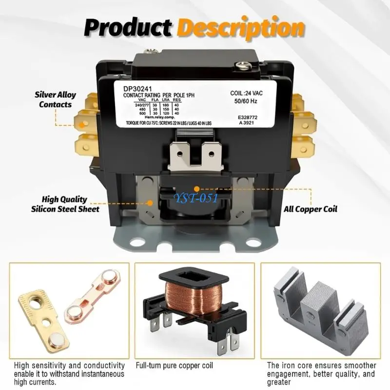 E15A Condenser Control Part with 24V Product Marking, Wiring Layout, and Base Plate for Air Conditioner Service Use in Existing