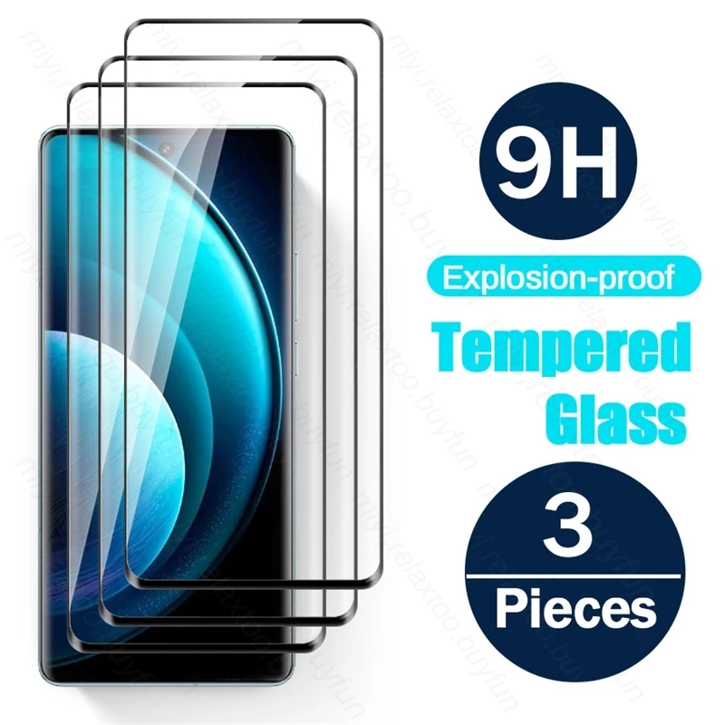

Закаленное стекло 9D для vivo X100 Pro X 100 X100pro, 3 шт.