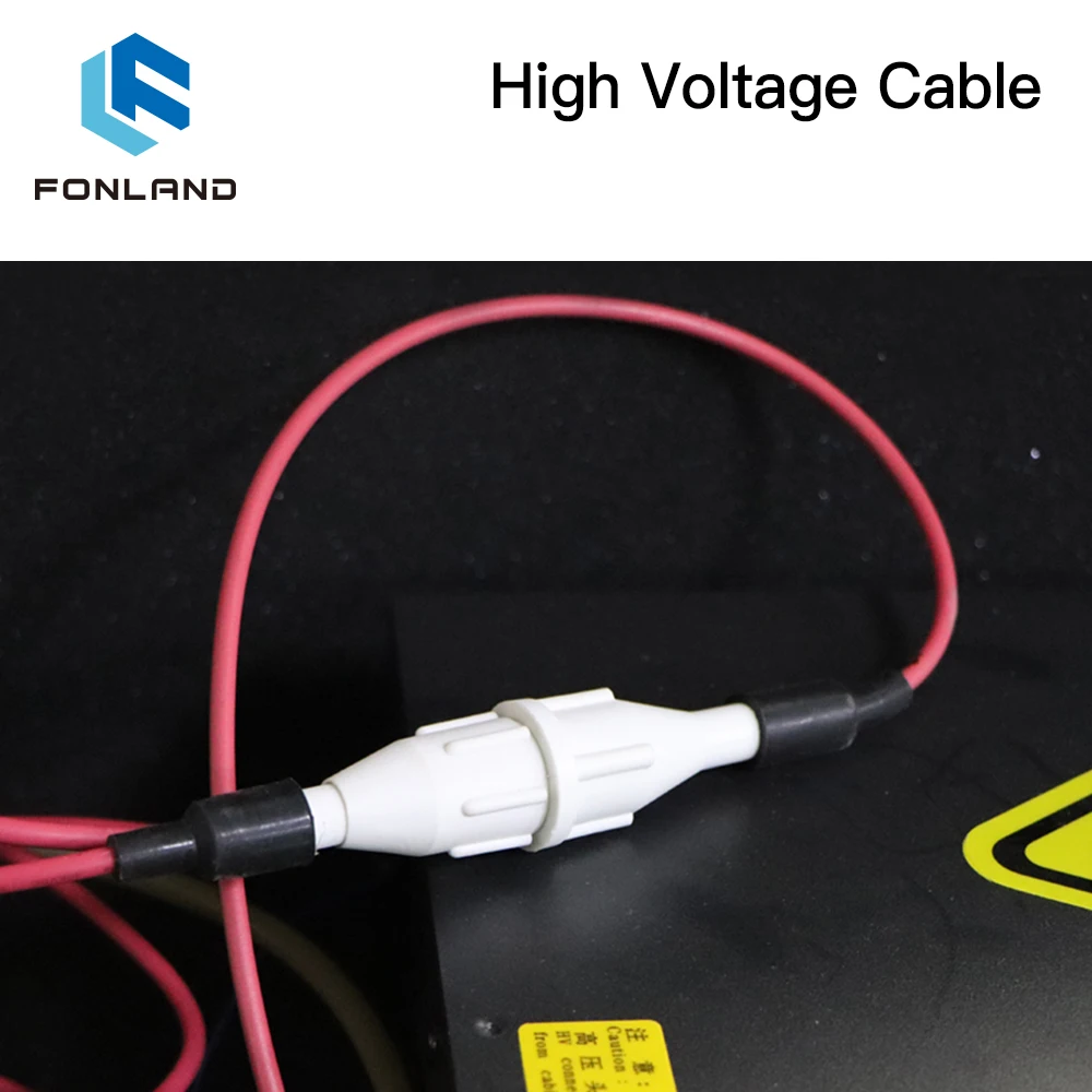 Imagem -04 - Fonland Cabo de Alta Tensão com m de Comprimento para Fonte de Alimentação a Laser Co2 e Máquina de Gravação e Corte a Laser de Tubo