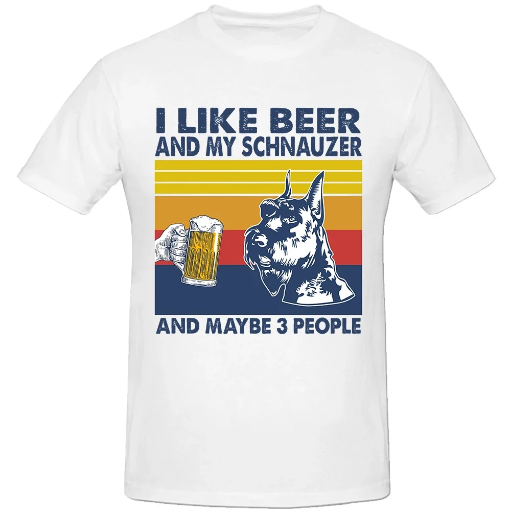 الصيف نمط الجرافيك الشارع الشهير قصيرة الأكمام هدايا عيد ميلاد تي شيرت الرجال مضحك شنوزر الكلب خمر ريترو تي شيرت