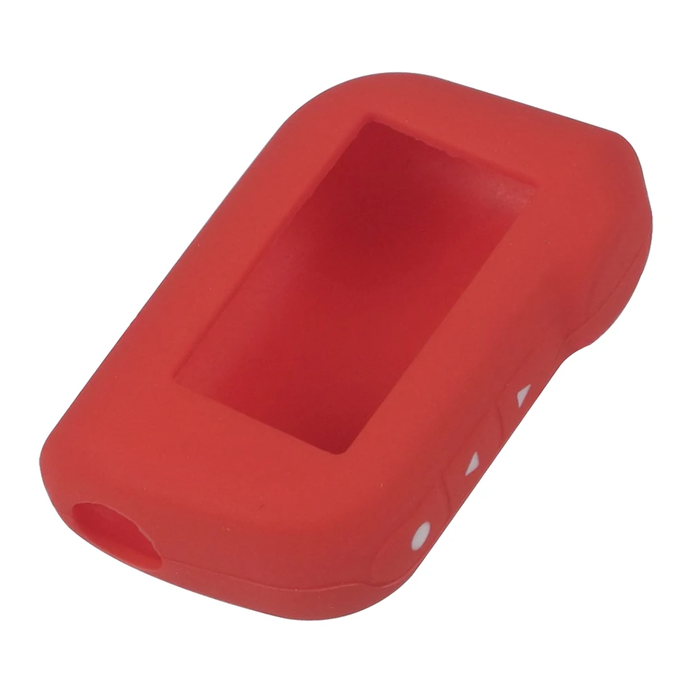 1 قطعة حافظة مفاتيح السيارة من السيليكون الناعم لـ Starline A93/A63 النسخة الروسية 3 أزرار حماية مفتاح استبدال السيارة المقاوم للخدش #6