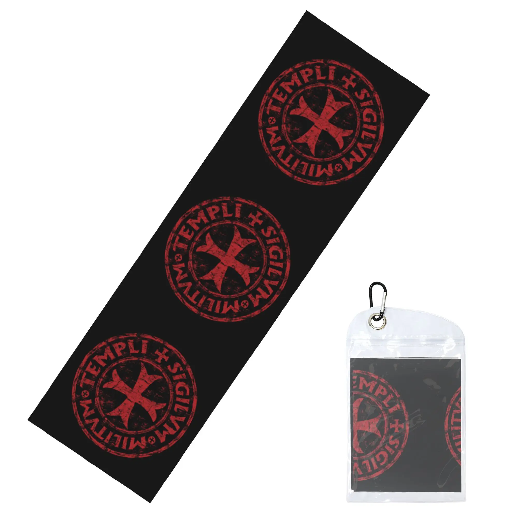 Templar Knight Seal Cross Medieval Warrior Deus Vult Cold Exercise Towel Quick Dry Face Towel  Yoga Towels