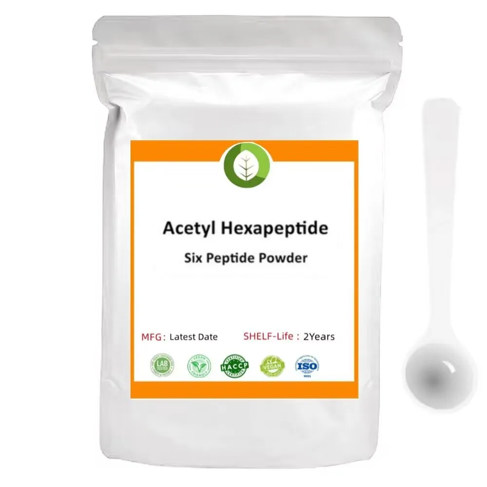 Acetyl hexapeptide Cosmetic Grade 99% six Peptide powder Acetyl Hexapeptide-8 Anti Aging Ageless Make Your Own Solution