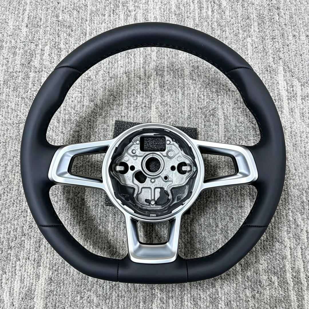 Leather Steering Wheel for Volkswagen VW MK4 5 6 7 GTI Steering Wheel for Golf 5 6 7 7.5 R R-Line CC Polo Passat Car Accessories