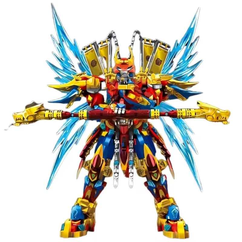 New Mechanical Armor Movies The Monkey King Sun Wukong Building Blocks Deformed Robot Armor Model Bricks Toy Boy Gift 2362PCS