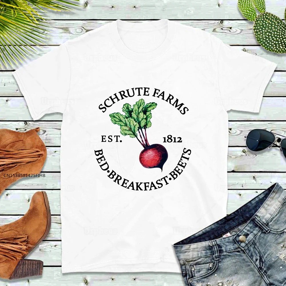 Schrute Farms Tshirt The Office Inspired Asthetic Dwight Schrute Shirt For Women Harajuku Popular Top Soft Premium Tees