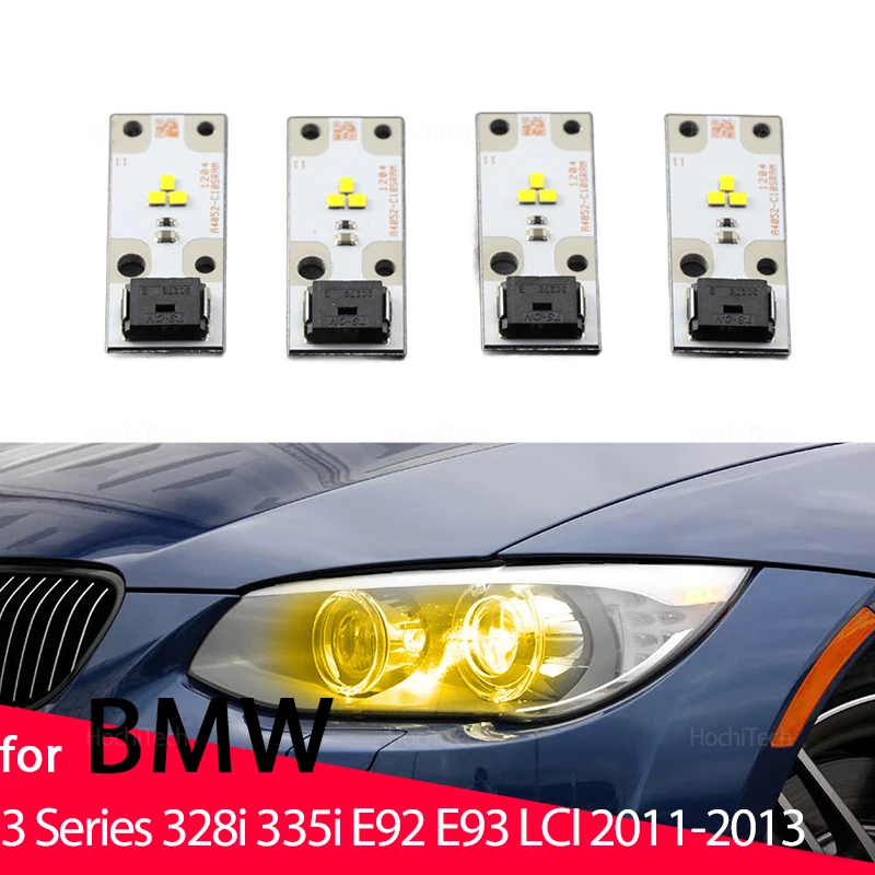 

Для BMW 3 серии 328i 335i E92 E93 LCI 2011-2013 желтый DRL передняя фара плата управления фар светодиодные угловые глаза 63117263051