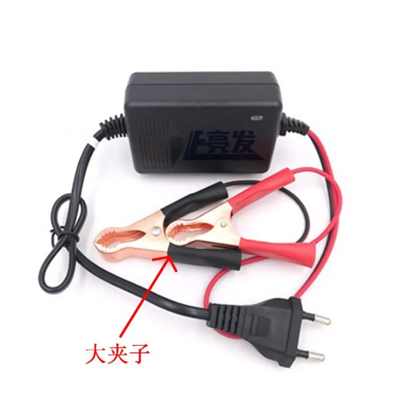 Black Short Circuit Protection 12 V 1.5A Sealed Lead Acid Rechargeable Automatic Battery Charger Per Car Truck Motorcycle 1500ma