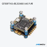 JHEMCU F745 Flight Controller Stack GF30F745-MPU Flight Controller AM32 60A 4in1 ESC 3-6S 30X30mm for FPV Freestyle