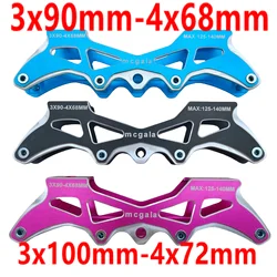 Children's skate frame speed slalom frame 3x90-4x68, 3x100-4x72mm, 2 in 1