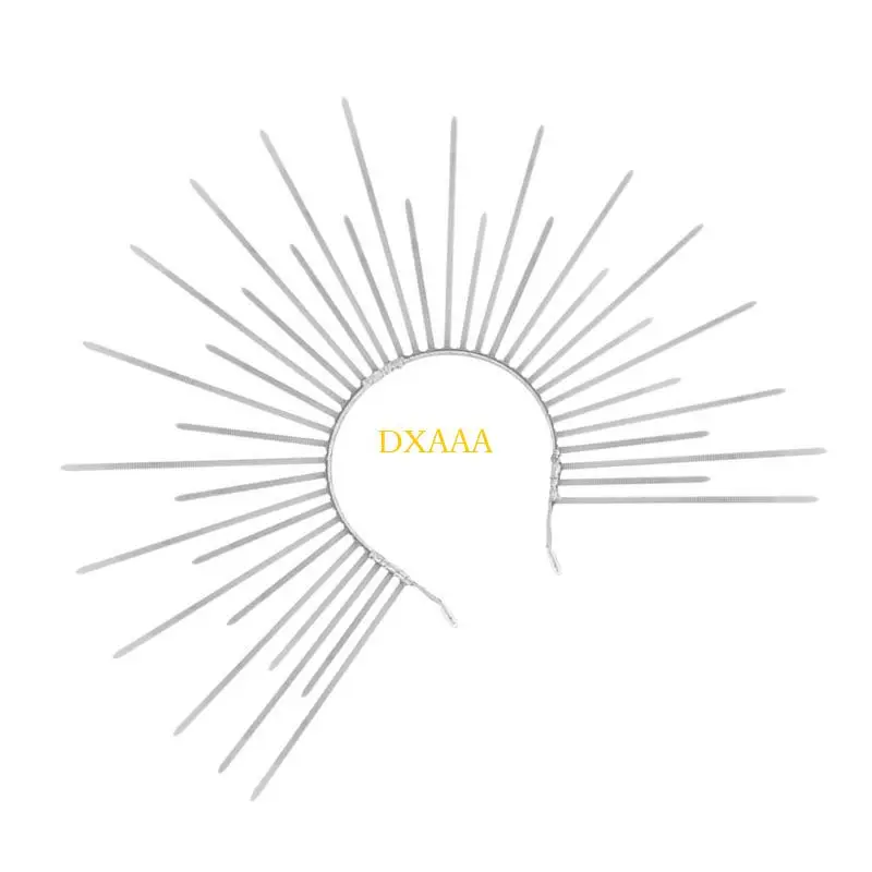 DXAA elegante puntige bruiloft hoofdband barokke s haarband kostuumaccessoires